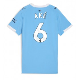 Manchester City Nathan Ake #6 Hemmakläder Dam 2025-26 Kortärmad Manchester City Nathan Ake #6 Hemmakläder Dam 2025-26 Kortärmad